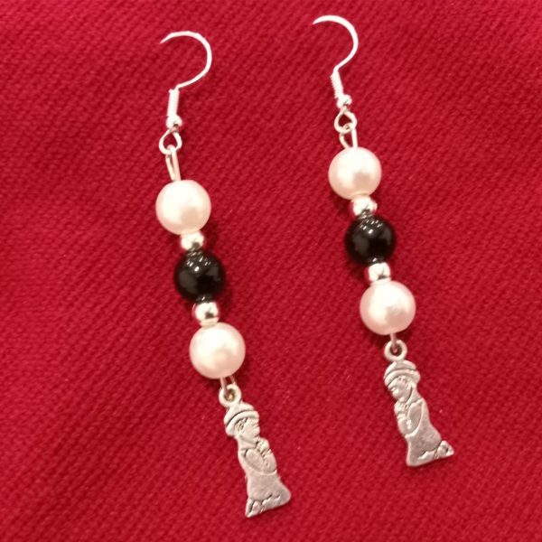 Aretes con cuentas