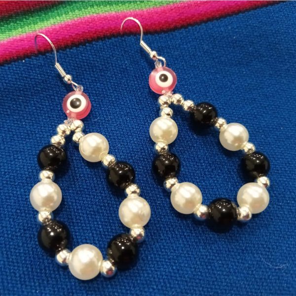 Aretes con cuentas